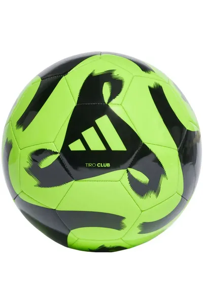 Zeleno-černý fotbalový míč Tiro Club  Adidas