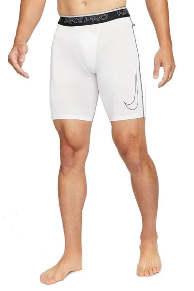 Pánské bílé termo šortky Pro  Nike
