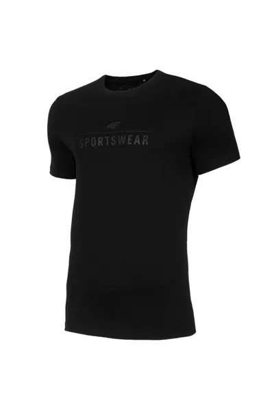 Pánské černé tričko 4F