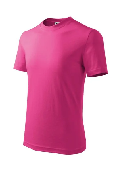Dětské růžové  tričko Basic Malfini