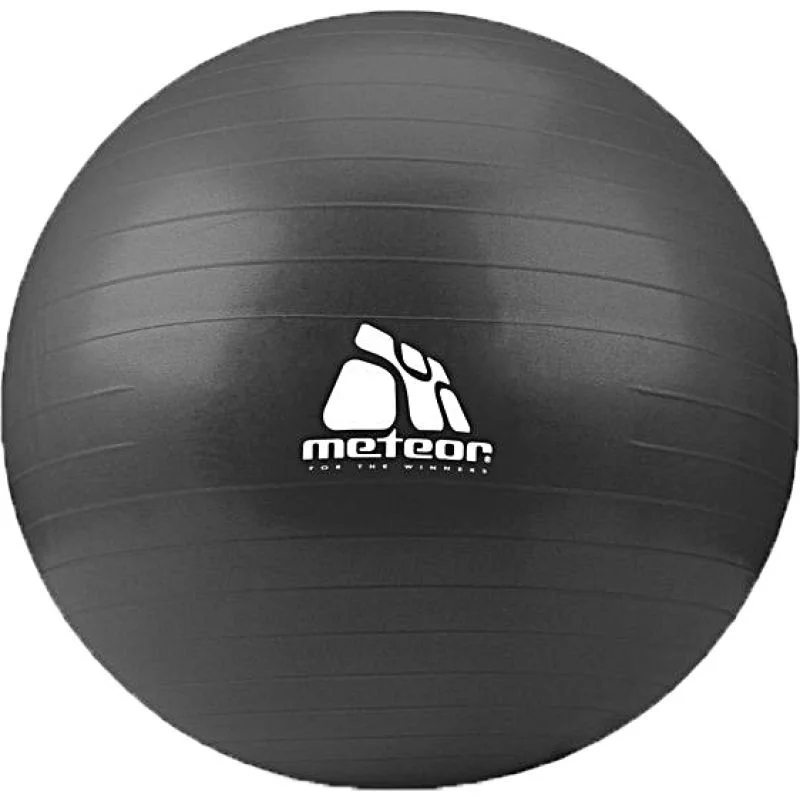 Gymnastický míč s pumpičkou černý Meteor  