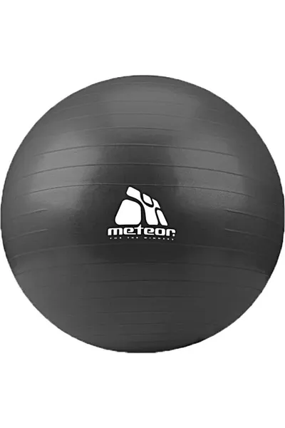 Gymnastický míč s pumpičkou černý Meteor  (75 cm)