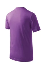 Dětské fialové tričko Basic  Malfini
