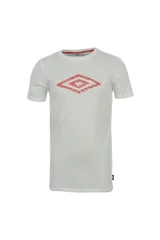 Dětské tričko Umbro Cotton Logo T Shirt Boys White