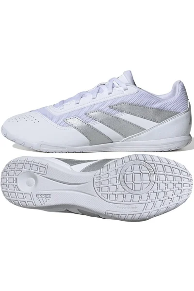 Pánské bílé kopačky se stříbrnými detaily Adidas