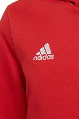 Dětská červená fotbalová mikina Entrada 22 Hoody Adidas