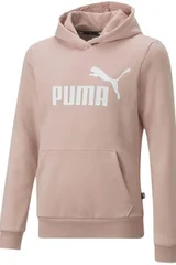 Dětská béžová mikina ESS Logo FL Puma