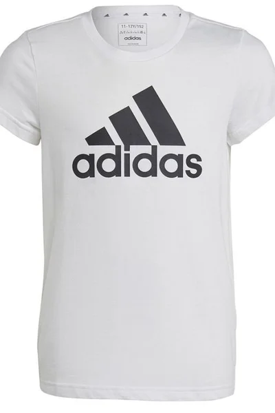 Dívčí tričko s velkým logem Adidas