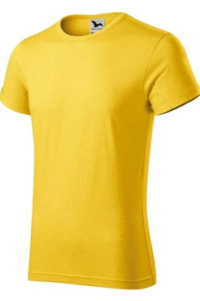 Pánské žluté tričko Fusion  Malfini