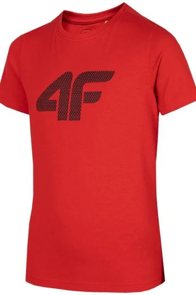 Chlapecké červené tričko 4F