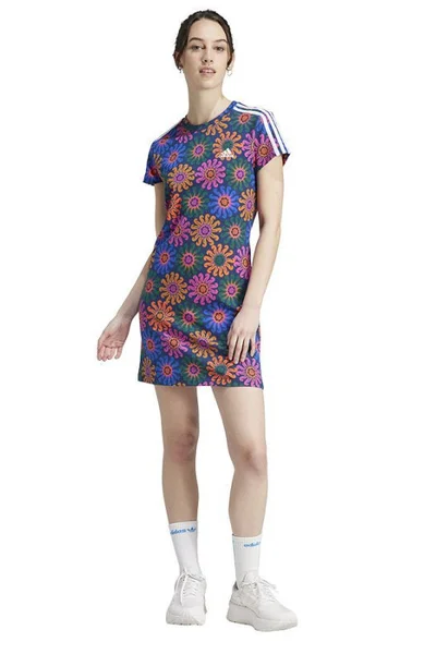 Dámské barevné květované šaty Farm Dress Adidas