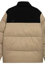 Pánská béžová zimní bunda 4F