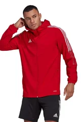 Pánská červená sportovní mikina Adidas Tiro 21 Windbreaker