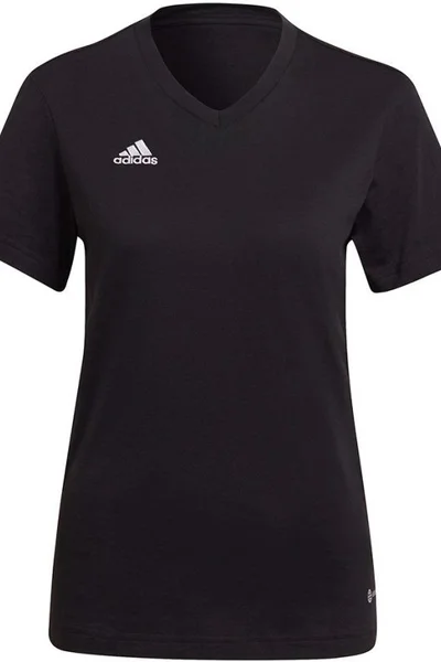 Dámské černé fotbalové tričko Entrada Adidas