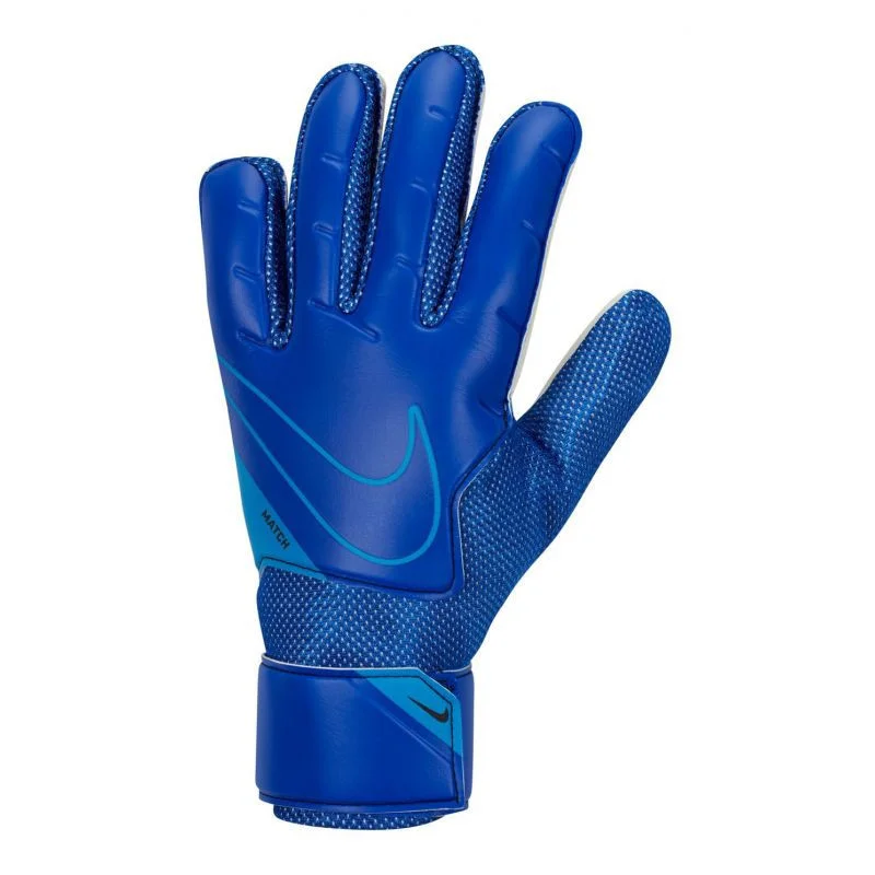 Modré brankářské rukavice Nike
