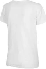 Dámské bílé  tričko  4F