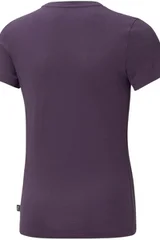 Dětské fialové tričko ESS+ Logo Tee Puma