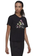 Dámské černé tričko Allover Print Reg Adidas