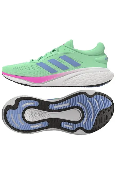Dámské zelené běžecké boty SuperNova 2 Adidas