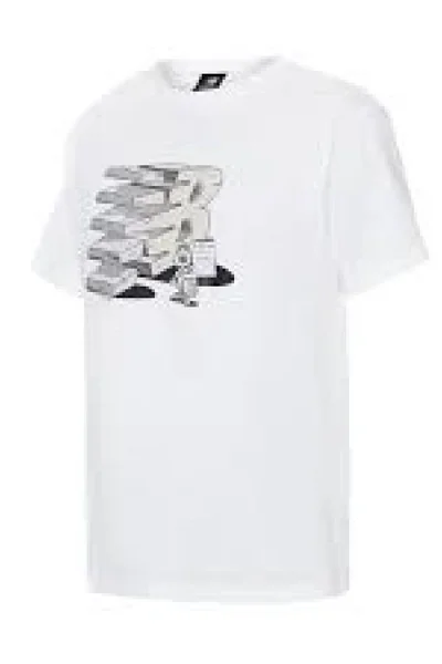 Pánské bílé tričko New Balance Essentials Monumental