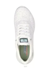 Dámské bílé boty Skechers Bobs Squad-Reclaim Life