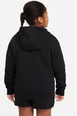 Černá dětská mikina s kapucí Sportswear Club
