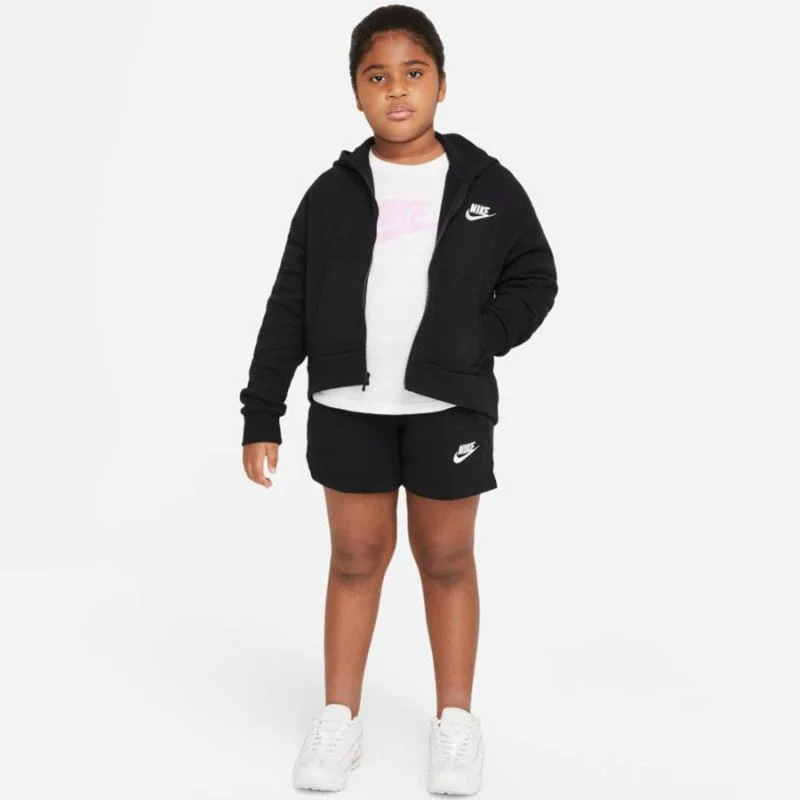 Černá dětská mikina s kapucí Sportswear Club