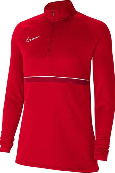 Dámská červená sportovní mikina Dri-Fit Academy Nike