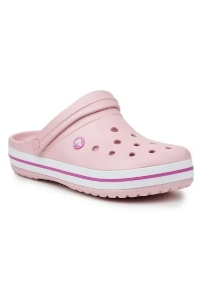 Dámské růžové pantofle Crocs Crocband