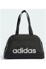 Unisex černá sportovní taška Adidas s bílými detaily