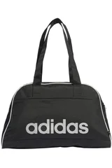 Unisex černá sportovní taška Adidas s bílými detaily