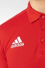 Pánské červené polo tričko Tiro 17 Adidas