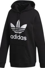 Dámská černá mikina Trefoil Hoodie  Adidas