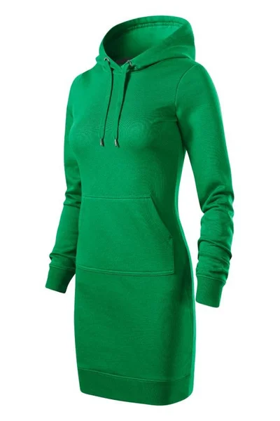 Dámské zelené šaty nad kolena Snap  Malfini