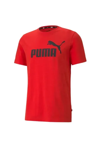 Pánské červené tričko Puma ESS Logo Tee High