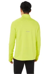Pánské jasně žluté tričko s dlouhým rukávem S Winter 1/2 Zip Top  Asics