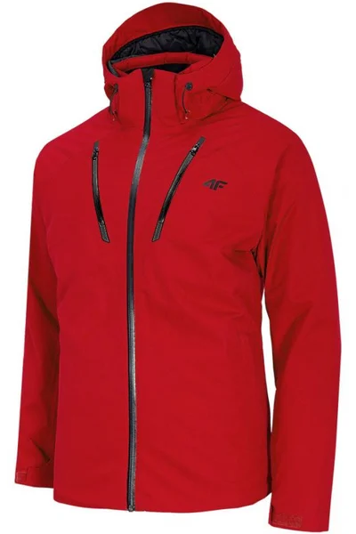 Pánská červená lyžařská bunda  4F