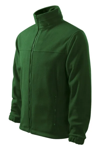 Pánská tmavě zelená fleecová bunda  Malfini