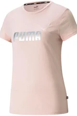 Dámské tričko s třpytivým logem Puma