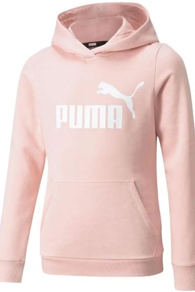Dívčí světle růžová mikina ESS Logo FL Puma