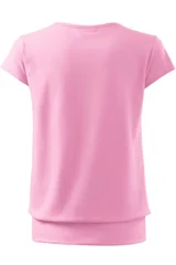 Dámské růžové tričko City  Malfini