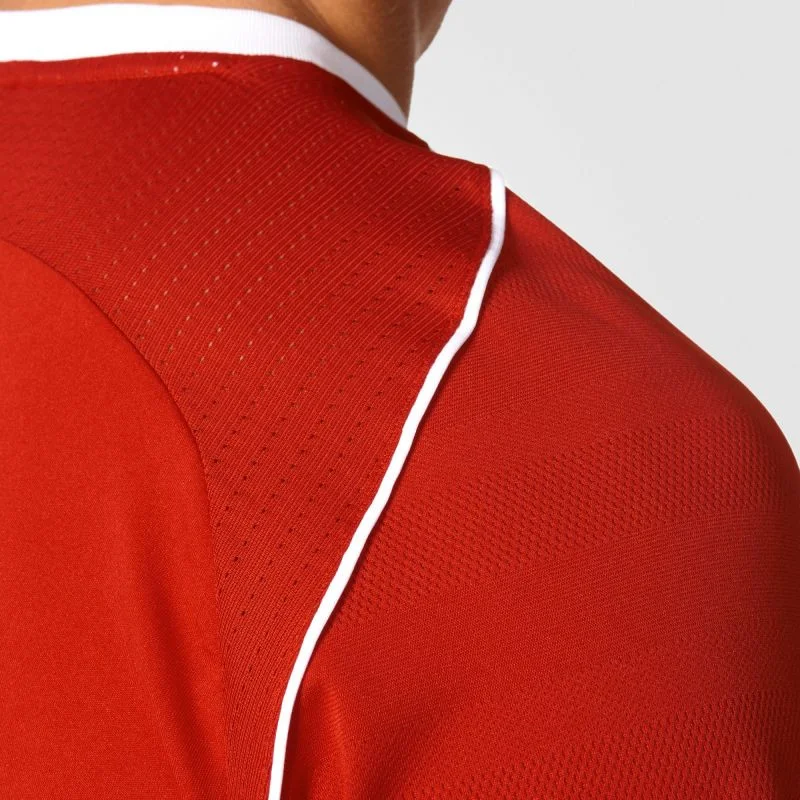 Dětský červený fotbalový dres Tiro Adidas