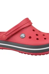 Unisex červené pantofle Crocs Crockband Clog