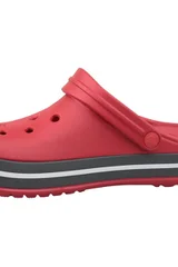 Unisex červené pantofle Crocs Crockband Clog