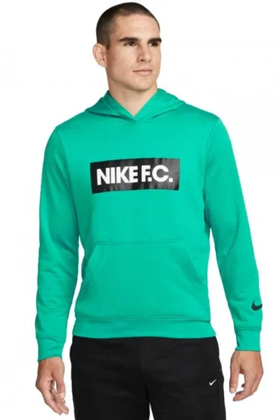 Pánská zelená mikina s kapucí Nike