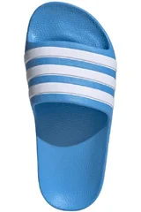 Světle modré dětské pantofle Adidas