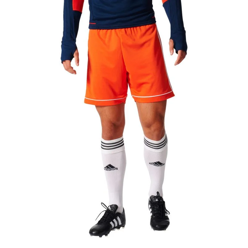 Pánské oranžové fotbalové kraťasy Adidas