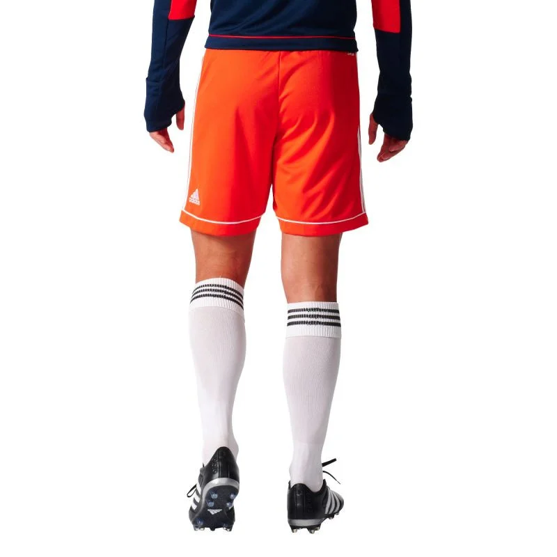 Pánské oranžové fotbalové kraťasy Adidas