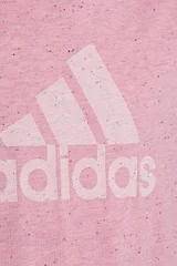 Dívčí růžové  tričko Badge of Sport Adidas