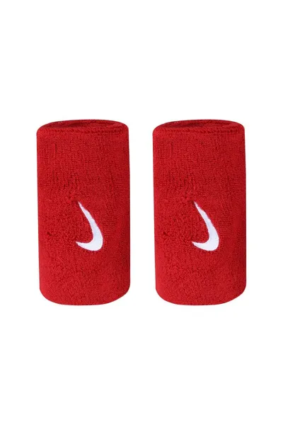 Červená potítka Nike Swoosh (2ks )